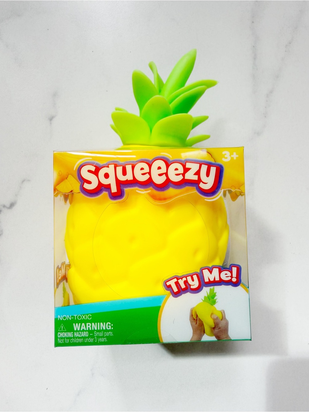 Squeezy Pineapple Squishy Fidget Toy NEW Sensory Stress Relief VIRAL 🍍